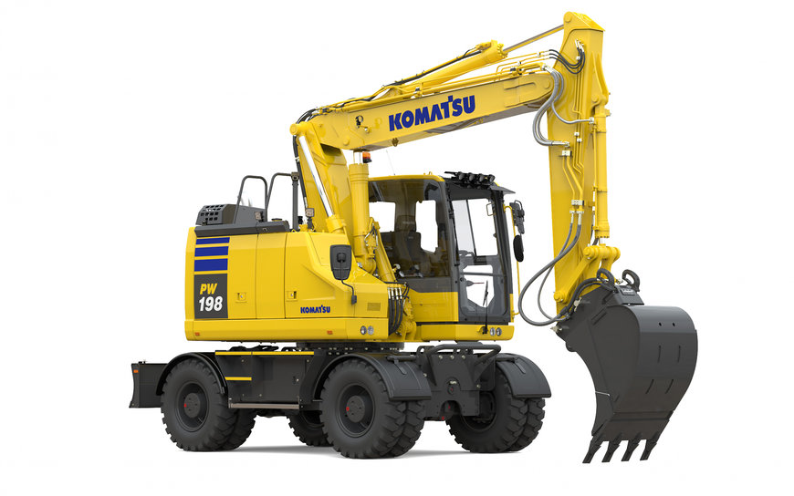 Komatsu Europe presenta nuovi escavatori gommati